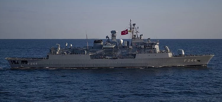 TCG Barbaros: Στην Αν.Μεσόγειο η τουρκική φρεγάτα για την επιχείρηση Sea Guardian του NATO